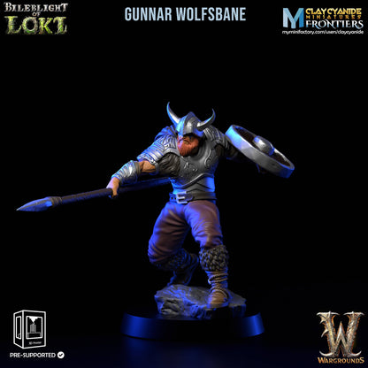 3D Printed Clay Cyanide Bileblight of Loki Vikings 28 32 mm D&D