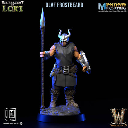 3D Printed Clay Cyanide Bileblight of Loki Vikings 28 32 mm D&D