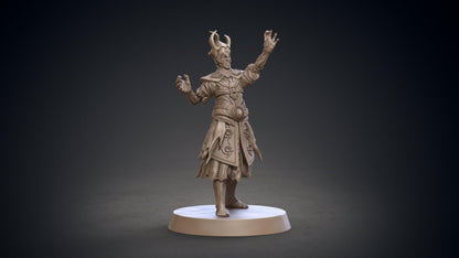 3D Printed Clay Cyanide Blackring Sorcerers Set Hyborean Age 28mm -32mm Ragnarok D&D