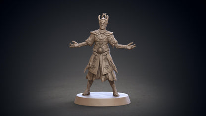 3D Printed Clay Cyanide Blackring Sorcerers Set Hyborean Age 28mm -32mm Ragnarok D&D