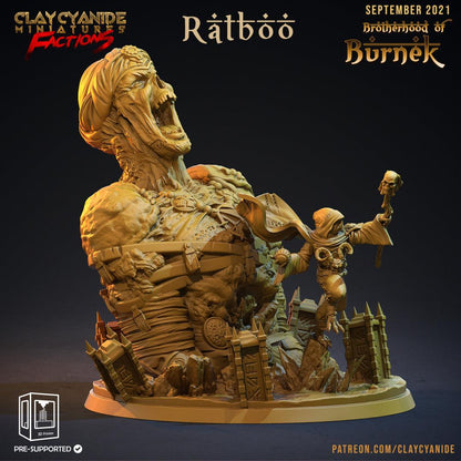 3D Printed Clay Cyanide Burneks Birdmen Owlmen Factions Ragnarok D&D