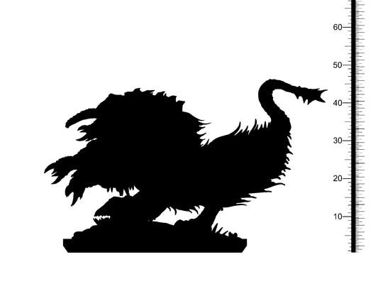3D Printed Clay Cyanide Byatis Abomination Great Old Gods Ragnarok D&D