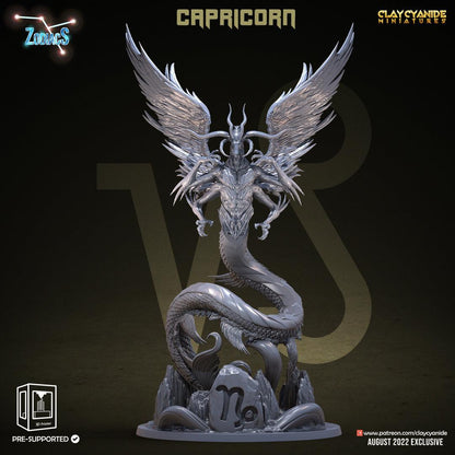 3D Printed Clay Cyanide Capricorn Zodics 28mm-32mm Ragnarok D&D
