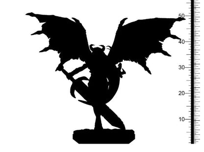 3D Printed Clay Cyanide Castle of Dracula - Succubus 28mm 32mm D&D