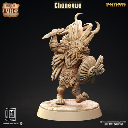 3D Printed Clay Cyanide Chaneque Set Pantheon of Aztecs Ragnarok D&D