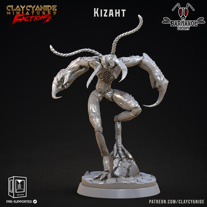 3D Printed Clay Cyanide Colony of Barnakol Tribes Factions Ragnarok D&D
