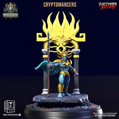 3D Printed Clay Cyanide Cryptmancers Mortisbane Revenants 28 32 mm D&D