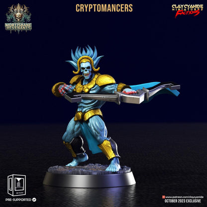 3D Printed Clay Cyanide Cryptmancers Mortisbane Revenants 28 32 mm D&D