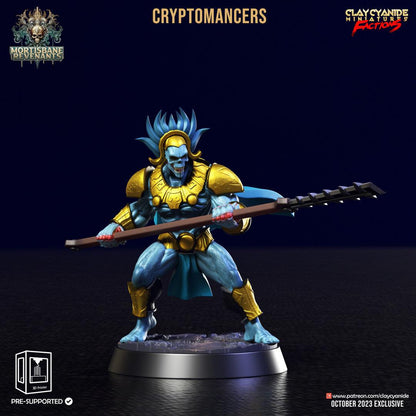 3D Printed Clay Cyanide Cryptmancers Mortisbane Revenants 28 32 mm D&D