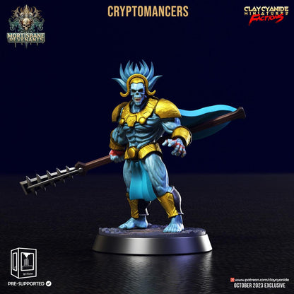 3D Printed Clay Cyanide Cryptmancers Mortisbane Revenants 28 32 mm D&D