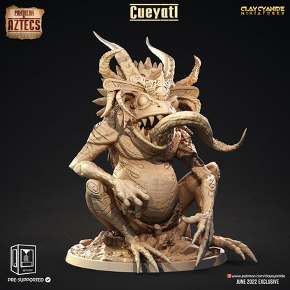 3D Printed Clay Cyanide Cueyatl Set Pantheon of Aztecs Ragnarok D&D