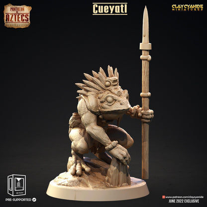 3D Printed Clay Cyanide Cueyatl Set Pantheon of Aztecs Ragnarok D&D