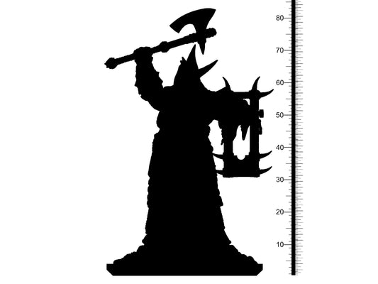 3D Printed Clay Cyanide Cult Executioner Wrath of Gods Ragnarok D&D