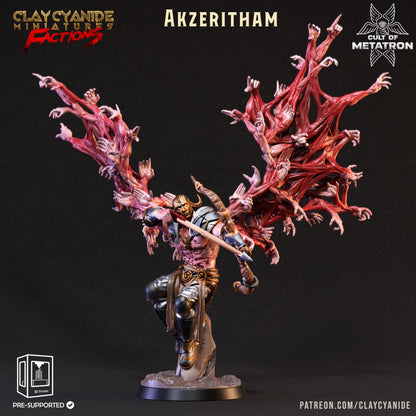 3D Printed Clay Cyanide Cult of Metatron Tribes Factions Ragnarok D&D