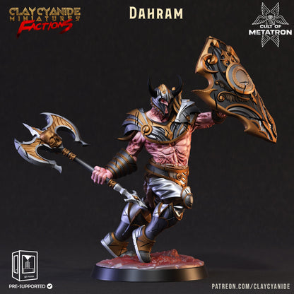 3D Printed Clay Cyanide Cult of Metatron Tribes Factions Ragnarok D&D