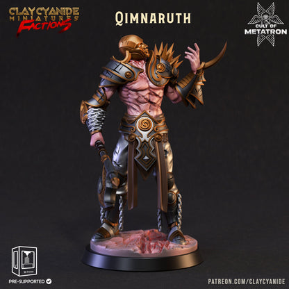3D Printed Clay Cyanide Cult of Metatron Tribes Factions Ragnarok D&D