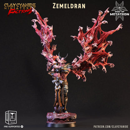 3D Printed Clay Cyanide Cult of Metatron Tribes Factions Ragnarok D&D