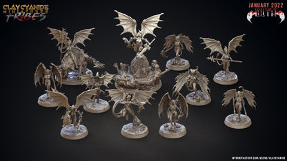 3D Printed Clay Cyanide Daughters of Lilith Tribes Factions Ragnarok D&D