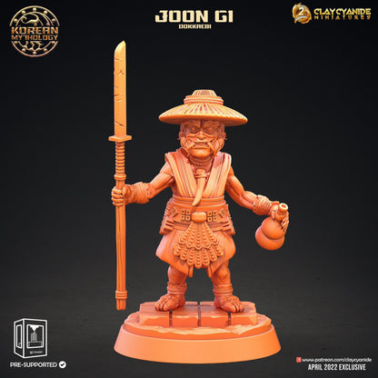 3D Printed Clay Cyanide Dokkaebi Warriors Korean Mythology Ragnarok D&D