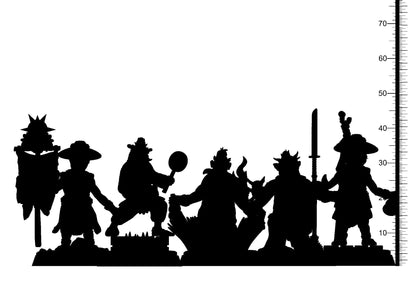 3D Printed Clay Cyanide Dokkaebi Warriors Korean Mythology Ragnarok D&D