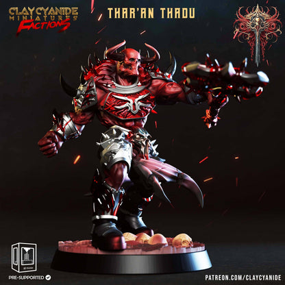 3D Printed Clay Cyanide Dreadbloods Factions Tribes 28 32 mm D&D