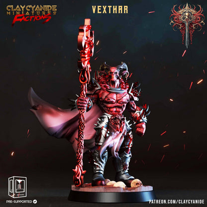 3D Printed Clay Cyanide Dreadbloods Factions Tribes 28 32 mm D&D