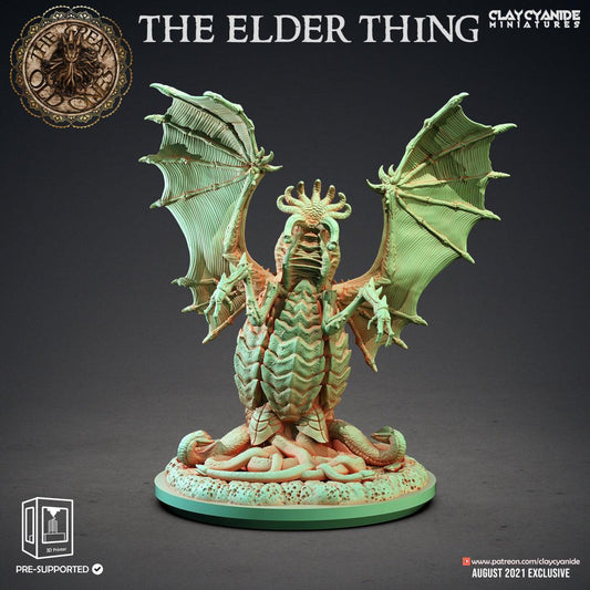 3D Printed Clay Cyanide Elder Thing Great Old Gods Ragnarok D&D