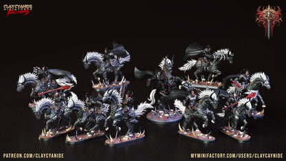 3D Printed Clay Cyanide Faction Dreadblood Ravegers Rendered Images Promo Renders 28 32 mm D&D