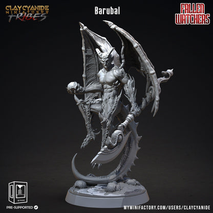 3D Printed Clay Cyanide Fallen Watchers Factions Tribes Ragnarok D&D