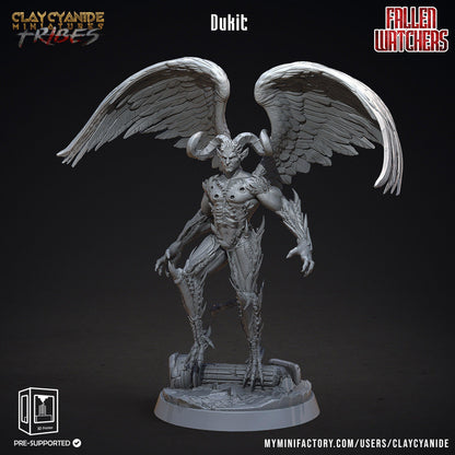 3D Printed Clay Cyanide Fallen Watchers Factions Tribes Ragnarok D&D