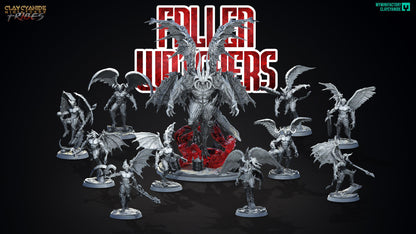 3D Printed Clay Cyanide Fallen Watchers Factions Tribes Ragnarok D&D