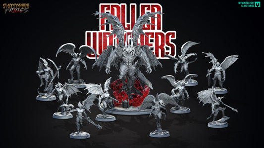 3D Printed Clay Cyanide Fallen Watchers Factions Tribes Ragnarok D&D