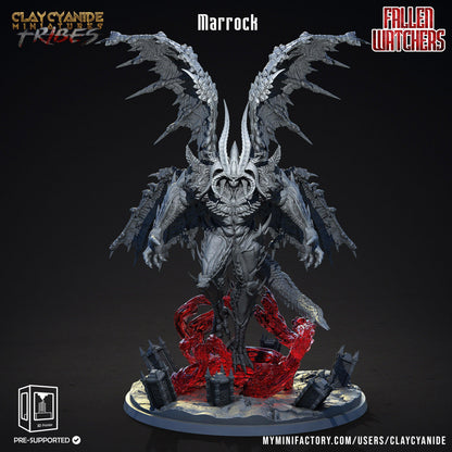 3D Printed Clay Cyanide Fallen Watchers Factions Tribes Ragnarok D&D