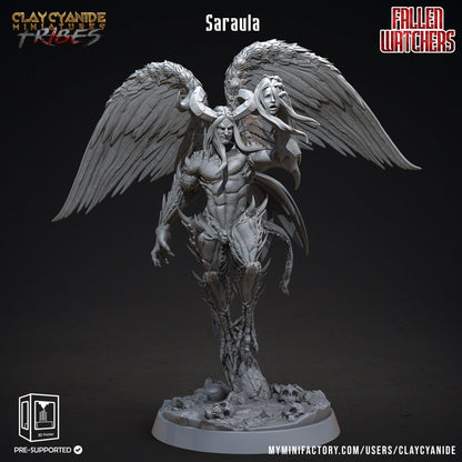 3D Printed Clay Cyanide Fallen Watchers Factions Tribes Ragnarok D&D