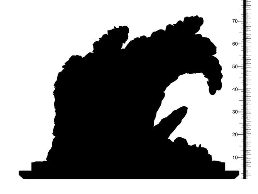 3D Printed Clay Cyanide Fantasy Kingdom - Fishwaves  28mm 32mm D&D