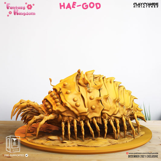3D Printed Clay Cyanide Fantasy Kingdom - Hae-God 28mm 32mm D&D