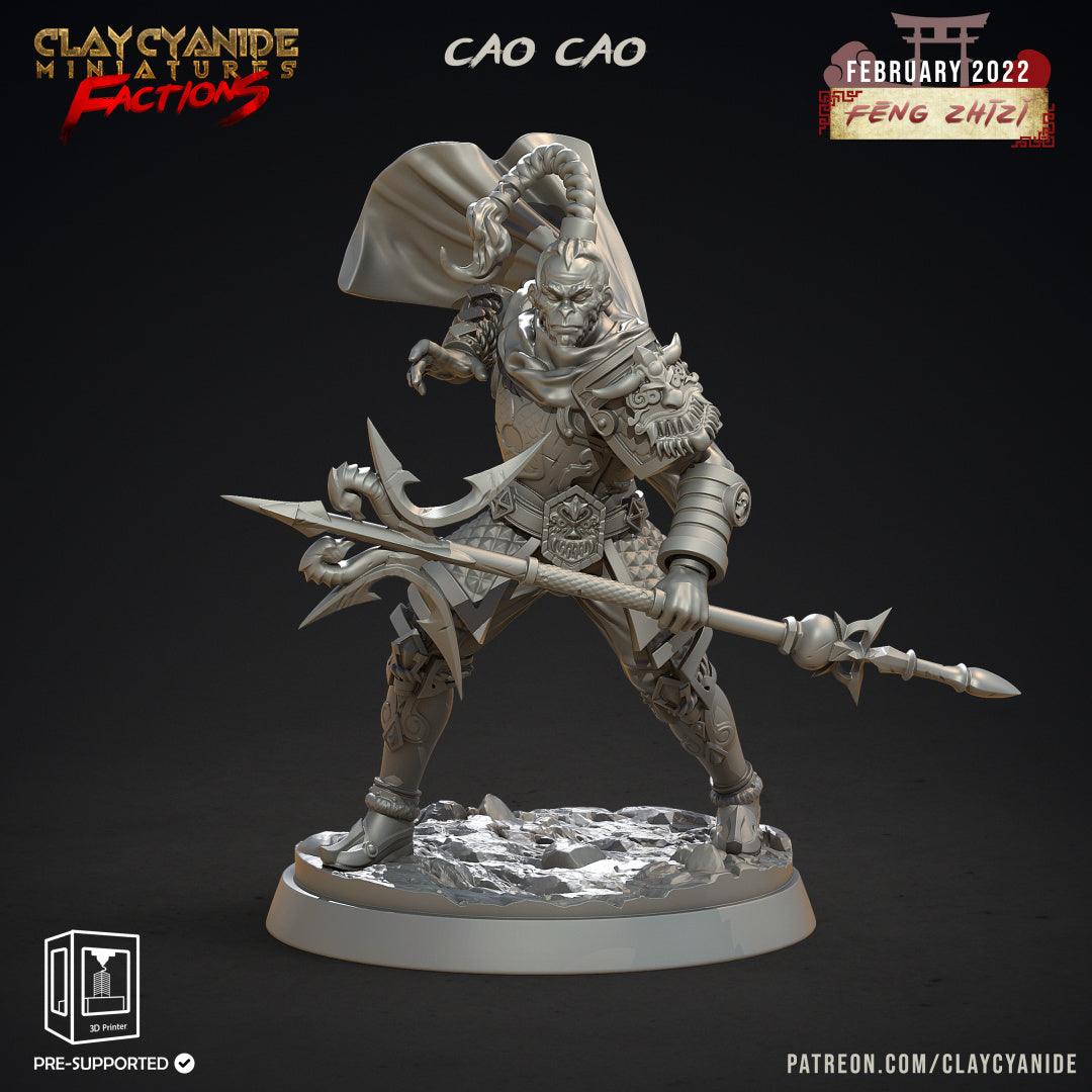 3D Printed Clay Cyanide Feng Zhizi Gorilla Men Tribes Factions Ragnarok D&D