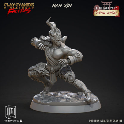 3D Printed Clay Cyanide Feng Zhizi Gorilla Men Tribes Factions Ragnarok D&D