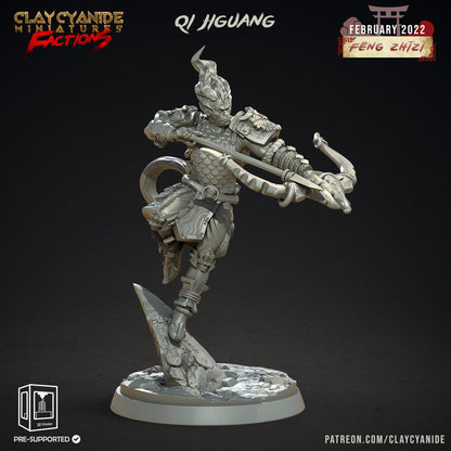 3D Printed Clay Cyanide Feng Zhizi Gorilla Men Tribes Factions Ragnarok D&D