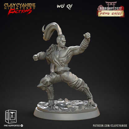 3D Printed Clay Cyanide Feng Zhizi Gorilla Men Tribes Factions Ragnarok D&D