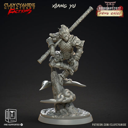 3D Printed Clay Cyanide Feng Zhizi Gorilla Men Tribes Factions Ragnarok D&D
