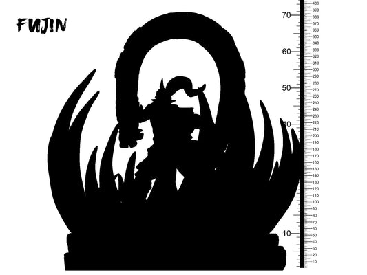 3D Printed Clay Cyanide Fujin God of Wind Japanese Deities Ragnarok D&D