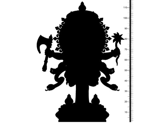 3D Printed Clay Cyanide Ganesha Gods of India Ragnarok D&D
