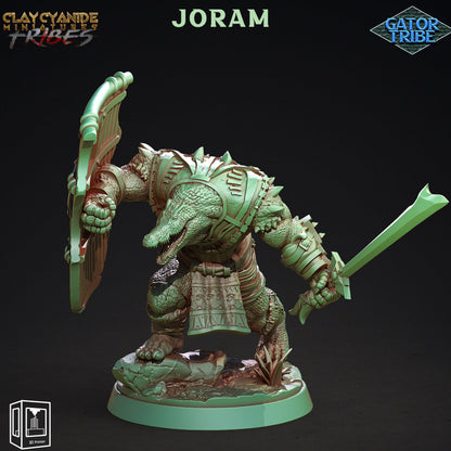 3D Printed Clay Cyanide Gator Factions Tribes Ragnarok D&D