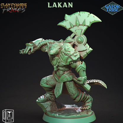 3D Printed Clay Cyanide Gator Factions Tribes Ragnarok D&D