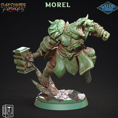 3D Printed Clay Cyanide Gator Factions Tribes Ragnarok D&D