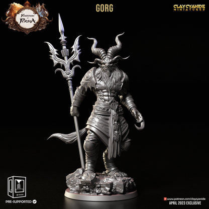 3D Printed Clay Cyanide Gorg Kingdom of Persia 28 32 mm D&D