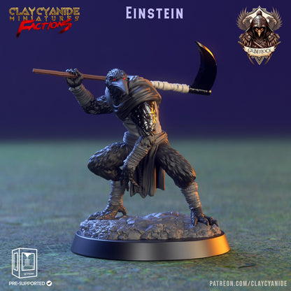 3D Printed Clay Cyanide Grim Flock Factions Tribes Ragnarok D&D
