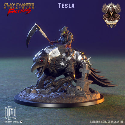 3D Printed Clay Cyanide Grim Flock Factions Tribes Ragnarok D&D