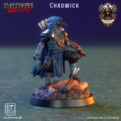 3D Printed Clay Cyanide Grim Flock Factions Tribes Ragnarok D&D